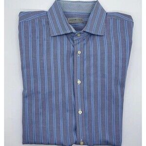 Jack Stone by Thomas Dean Mens Extra Large‎ Long Sleeve Button Up Flip Cuff